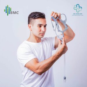 Mặt nạ thở BMC N5A chụp mũi thoáng tầm nhìn thoải mái cả đêm