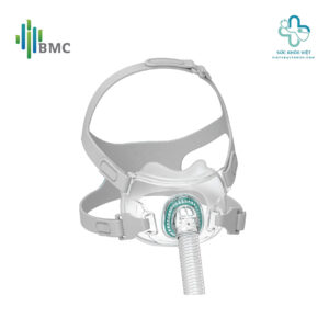 Mặt nạ thở full face BMC F6 chính hãng thiết kế ôm kín mũi và miệng hỗ trợ hô hấp hiệu quả khi dùng máy CPAP