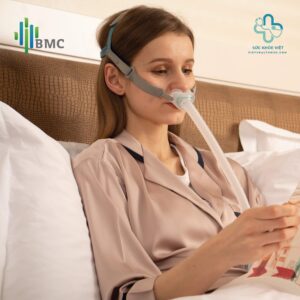 Máy trợ thở BMC G2S A20 Auto CPAP chính hãng tích hợp tạo ẩm, tự động điều chỉnh áp lực 4–20 cmH2O cho người ngưng thở khi ngủ.