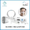 Sự kết hợp giữa AirMini và mặt nạ AirFit N20 mang lại cảm giác thoải mái và duy trì độ ẩm tự nhiên cho đường thở.