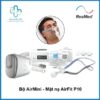 Bộ giải pháp trị liệu OSA hoàn hảo gồm máy trợ thở ResMed AirMini và mặt nạ gối mũi AirFit P10.