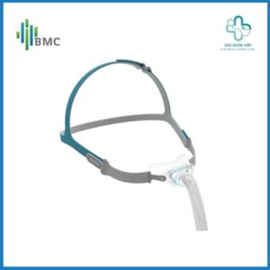 Mặt Nạ Thở BMC N6 sở hữu thiết kế đệm mũi hiện đại giúp giảm áp lực lên sống mũi, hỗ trợ người dùng CPAP/BiPAP ngủ thoải mái và hạn chế rò khí trong quá trình điều trị ngưng thở khi ngủ.