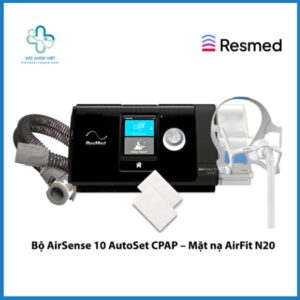 Máy CPAP ResMed AirSense 10 được nhiều người lựa chọn nhờ khả năng vận hành êm, tạo ẩm hiệu quả và hỗ trợ điều trị ngưng thở khi ngủ tại nhà.