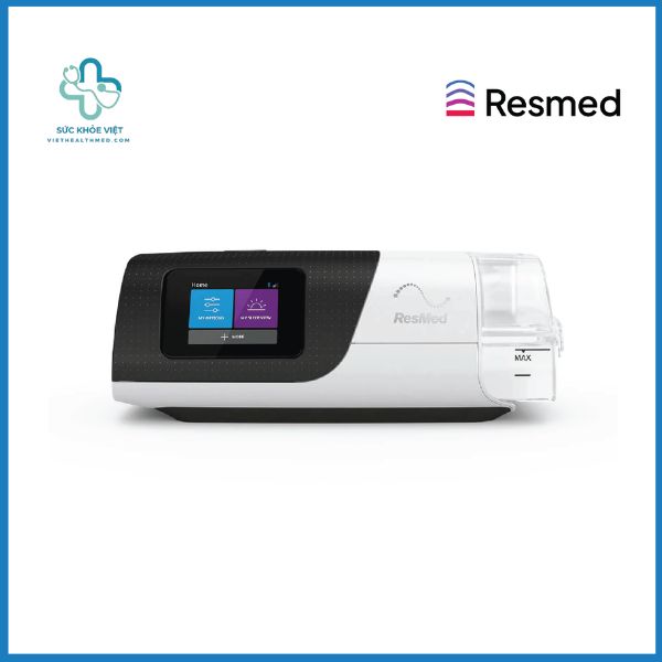 Máy trợ thở ResMed AirSense 11 AutoSet chính hãng hỗ trợ điều trị ngưng thở khi ngủ bằng công nghệ AutoSet thông minh
