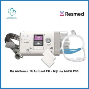 Sự kết hợp giữa máy trợ thở ResMed AirSense 10 AutoSet For Her và mặt nạ AirFit N20 mang lại trải nghiệm sử dụng thoải mái hơn và hỗ trợ quá trình điều trị ngưng thở khi ngủ tại nhà.