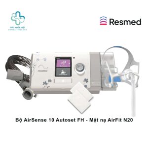 Máy Trợ Thở ResMed AirSense 10 AutoSet For Her được thiết kế dành riêng cho phụ nữ mắc hội chứng ngưng thở khi ngủ do tắc nghẽn, hỗ trợ điều chỉnh áp lực tự động trong quá trình điều trị tại nhà.
