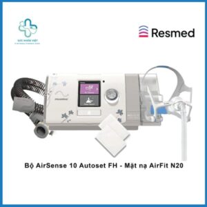 Máy Trợ Thở ResMed AirSense 10 AutoSet For Her được thiết kế dành riêng cho phụ nữ mắc hội chứng ngưng thở khi ngủ do tắc nghẽn, hỗ trợ điều chỉnh áp lực tự động trong quá trình điều trị tại nhà.