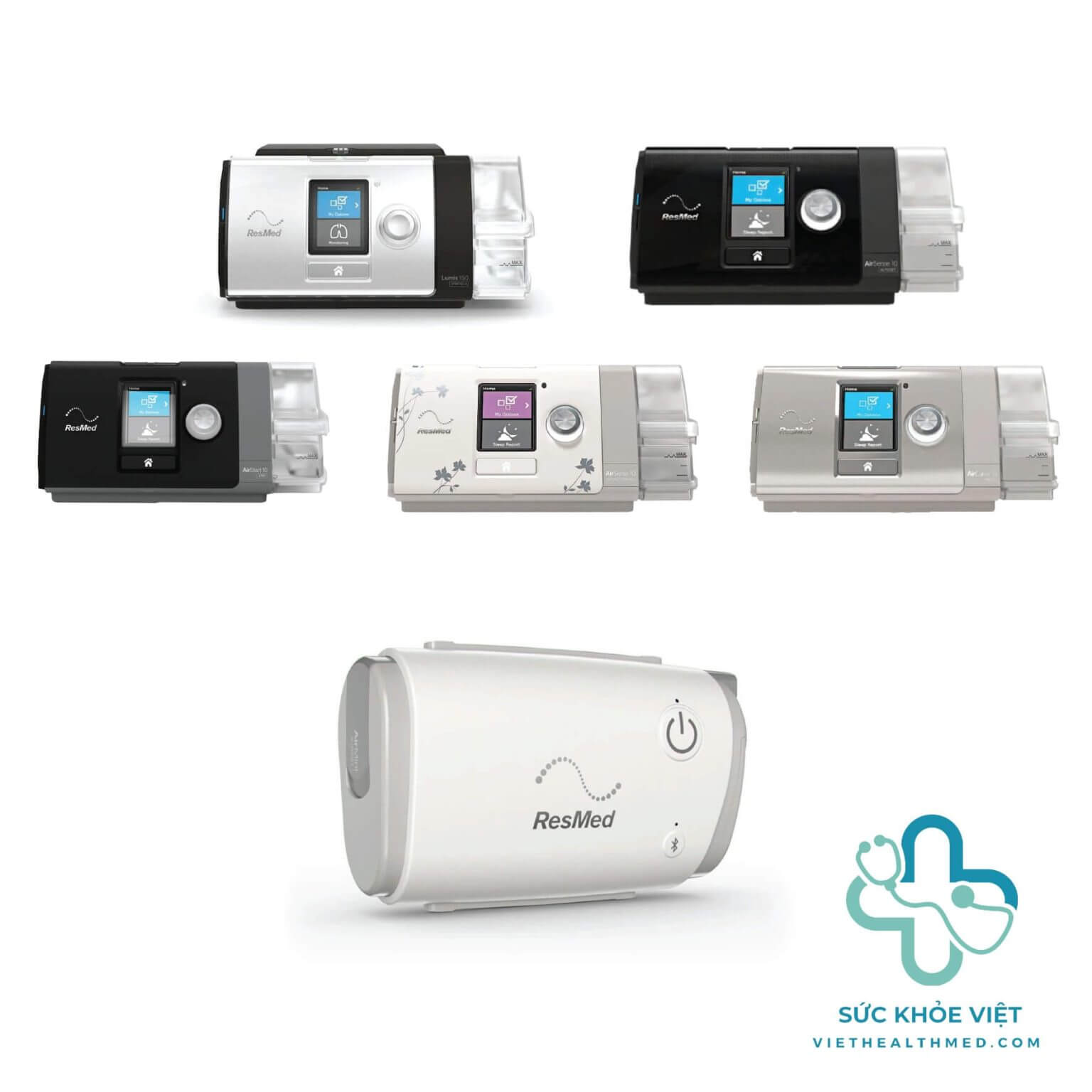 Các dòng máy trợ thở CPAP ResMed phổ biến hiện nay