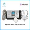 Máy Trợ Thở ResMed Lumis 150 VPAP ST kết hợp với mặt nạ AirFit F20 giúp duy trì độ kín, hạn chế rò khí và nâng cao hiệu quả liệu pháp BiLevel.