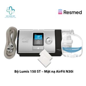 Trọn bộ cấu hình thiết bị máy trợ thở BiPAP ResMed Lumis 150 ST