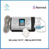 Trọn bộ giải pháp điều trị gồm thân máy Lumis 150 VPAP ST, ống dẫn khí, mặt nạ đệm mũi AirFit P30i và các miếng lọc bụi đi kèm.
